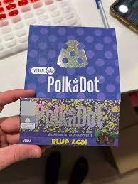 PolkaDot Blue Acai Chocolate Bar